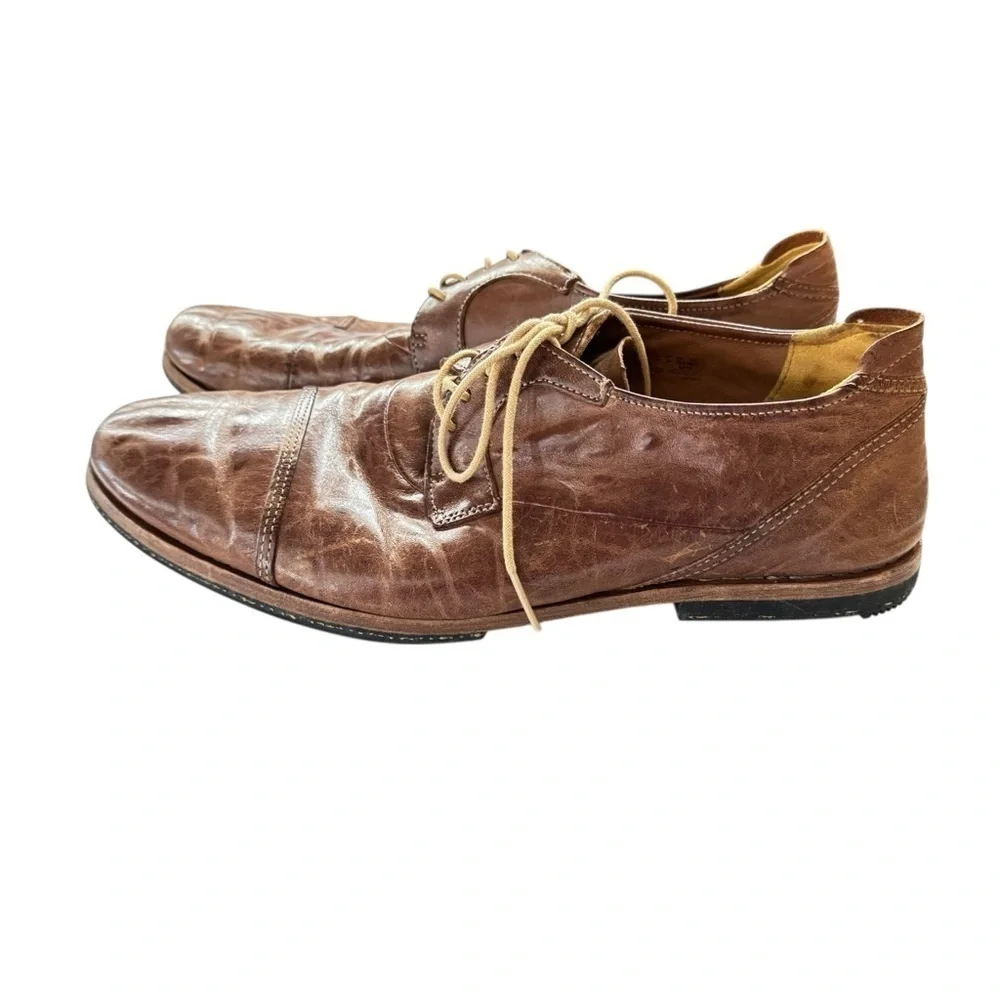 Timberland Boot Company Leather Oxfords Men’s US 10 Brown Lace Up Dress Shoes